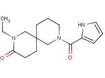 2-ethyl-8-(1H-pyrrol-2-ylcarbonyl)-2,8-diazaspiro[5.5]undecan-3-one