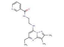 N-{2-[(5-ethyl-2,3-dimethylpyrazolo[1,5-a]pyrimidin-7-yl)amino]ethyl}nicotinamide