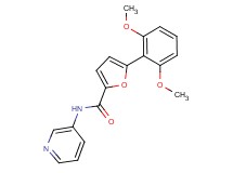 5-(2,6-dimethoxyphenyl)-N-pyridin-3-yl-2-furamide