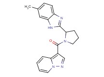 6-methyl-2-[1-(pyrazolo[1,5-a]pyridin-3-ylcarbonyl)-2-pyrrolidinyl]-1H-benzimidazole