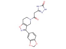 5-{2-[3-(1,3-benzodioxol-5-yl)-6,7-dihydroisoxazolo[4,5-c]pyridin-5(4H)-yl]-2-oxoethyl}-2,4-dihydro-3H-1,2,4-triazol-3-one