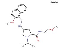 (4R)-1-isopropyl-N-(2-methoxyethyl)-4-{[(2-methoxy-1-naphthyl)methyl]amino}-L-prolinamide