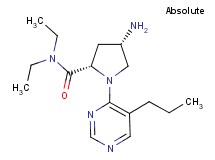 (4S)-4-amino-N,N-diethyl-1-(5-propylpyrimidin-4-yl)-L-prolinamide