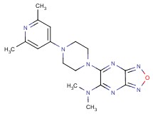 6-[4-(2,6-dimethyl-4-pyridinyl)-1-piperazinyl]-N,N-dimethyl[1,2,5]oxadiazolo[3,4-b]pyrazin-5-amine