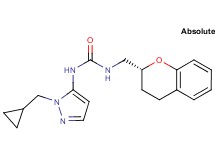 N-[1-(cyclopropylmethyl)-1H-pyrazol-5-yl]-N'-[(2R)-3,4-dihydro-2H-chromen-2-ylmethyl]urea