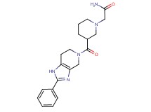 2-{3-[(2-phenyl-1,4,6,7-tetrahydro-5H-imidazo[4,5-c]pyridin-5-yl)carbonyl]piperidin-1-yl}acetamide
