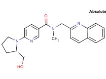 6-[(2S)-2-(hydroxymethyl)-1-pyrrolidinyl]-N-methyl-N-(2-quinolinylmethyl)nicotinamide