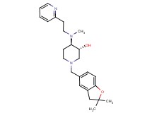 (3R*,4R*)-1-[(2,2-dimethyl-2,3-dihydro-1-benzofuran-5-yl)methyl]-4-{methyl[2-(2-pyridinyl)ethyl]amino}-3-piperidinol