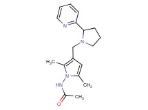N-{2,5-dimethyl-3-[(2-pyridin-2-ylpyrrolidin-1-yl)methyl]-1H-pyrrol-1-yl}acetamide