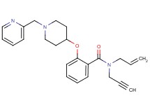 N-allyl-N-2-propyn-1-yl-2-{[1-(2-pyridinylmethyl)-4-piperidinyl]oxy}benzamide