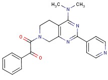 2-[4-(dimethylamino)-2-(4-pyridinyl)-5,8-dihydropyrido[3,4-d]pyrimidin-7(6H)-yl]-2-oxo-1-phenylethanone