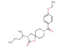 8-(4-ethoxybenzoyl)-3-(1-methylbutyl)-1-oxa-3,8-diazaspiro[4.5]decan-2-one