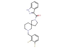 7-(2,3-difluorobenzyl)-2-(1H-indazol-3-ylcarbonyl)-2,7-diazaspiro[4.5]decane