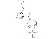 (1R*,5R*)-3-(methylsulfonyl)-6-[(3-propyl-1H-pyrazol-4-yl)carbonyl]-3,6-diazabicyclo[3.2.2]nonane
