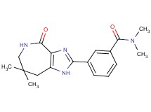 3-(7,7-dimethyl-4-oxo-1,4,5,6,7,8-hexahydroimidazo[4,5-c]azepin-2-yl)-N,N-dimethylbenzamide