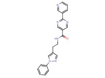 N-[2-(1-phenyl-1H-pyrazol-4-yl)ethyl]-2-(3-pyridinyl)-5-pyrimidinecarboxamide