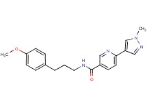 N-[3-(4-methoxyphenyl)propyl]-6-(1-methyl-1H-pyrazol-4-yl)nicotinamide