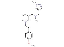({1-[2-(4-methoxyphenyl)ethyl]-3-piperidinyl}methyl)methyl[(1-methyl-1H-pyrazol-4-yl)methyl]amine