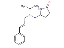 5-({isopropyl[(2E)-3-phenylprop-2-en-1-yl]amino}methyl)pyrrolidin-2-one