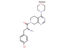 4-[(2S)-2-amino-3-(4-morpholin-4-yl-5,8-dihydropyrido[3,4-d]pyrimidin-7(6H)-yl)-3-oxopropyl]phenol