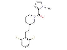 3-[2-(2,6-difluorophenyl)ethyl]-1-[(1-methyl-1H-pyrrol-2-yl)carbonyl]piperidine