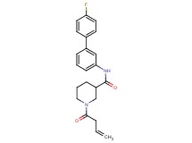 1-(3-butenoyl)-N-(4'-fluoro-3-biphenylyl)-3-piperidinecarboxamide