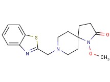 8-(1,3-benzothiazol-2-ylmethyl)-1-methoxy-1,8-diazaspiro[4.5]decan-2-one