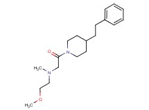(2-methoxyethyl)methyl{2-oxo-2-[4-(2-phenylethyl)-1-piperidinyl]ethyl}amine