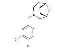 (1S*,6R*)-3-(3-chloro-4-fluorobenzyl)-3,9-diazabicyclo[4.2.1]nonane