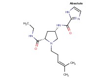 (4S)-N-ethyl-4-[(1H-imidazol-2-ylcarbonyl)amino]-1-(4-methylpent-3-en-1-yl)-L-prolinamide