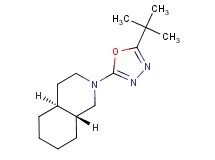 (4aS*,8aR*)-2-(5-tert-butyl-1,3,4-oxadiazol-2-yl)decahydroisoquinoline