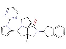 (3aS*,5S*,9aS*)-2-(2,3-dihydro-1H-inden-2-yl)-5-[1-(2-pyrimidinyl)-1H-pyrrol-2-yl]hexahydro-7H-pyrrolo[3,4-g]pyrrolizin-1(2H)-one