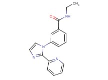 N-ethyl-3-(2-pyridin-2-yl-1H-imidazol-1-yl)benzamide