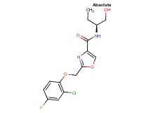 2-[(2-chloro-4-fluorophenoxy)methyl]-N-[(1S)-1-(hydroxymethyl)propyl]-1,3-oxazole-4-carboxamide