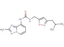 N-[(3-isobutylisoxazol-5-yl)methyl]-N'-(2-methyl[1,2,4]triazolo[1,5-a]pyridin-8-yl)urea