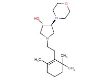 (3S*,4S*)-4-(4-morpholinyl)-1-[2-(2,6,6-trimethyl-1-cyclohexen-1-yl)ethyl]-3-pyrrolidinol