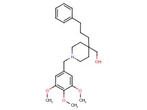 [4-(3-phenylpropyl)-1-(3,4,5-trimethoxybenzyl)-4-piperidinyl]methanol