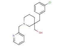 [3-(3-chlorobenzyl)-1-(2-pyridinylmethyl)-3-piperidinyl]methanol