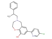 7-(5-chloropyridin-2-yl)-4-(2-phenylpropyl)-2,3,4,5-tetrahydro-1,4-benzoxazepin-9-ol