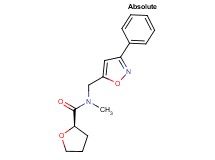 (2R)-N-methyl-N-[(3-phenyl-5-isoxazolyl)methyl]tetrahydro-2-furancarboxamide