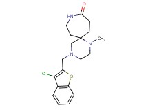 4-[(3-chloro-1-benzothien-2-yl)methyl]-1-methyl-1,4,9-triazaspiro[5.6]dodecan-10-one