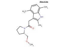 3-{2-[(2S)-2-(methoxymethyl)-1-pyrrolidinyl]-2-oxoethyl}-2,4,7-trimethyl-1H-indole