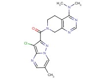 7-[(3-chloro-6-methylpyrazolo[1,5-a]pyrimidin-2-yl)carbonyl]-N,N-dimethyl-5,6,7,8-tetrahydropyrido[3,4-d]pyrimidin-4-amine