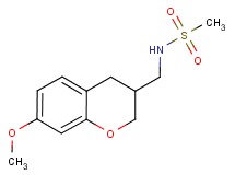 N-[(7-methoxy-3,4-dihydro-2H-chromen-3-yl)methyl]methanesulfonamide