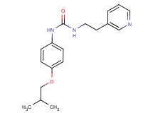 N-(4-isobutoxyphenyl)-N'-(2-pyridin-3-ylethyl)urea