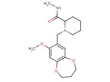 1-[(8-methoxy-3,4-dihydro-2H-1,5-benzodioxepin-7-yl)methyl]-N-methylpiperidine-2-carboxamide