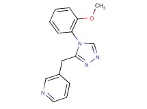3-{[4-(2-methoxyphenyl)-4H-1,2,4-triazol-3-yl]methyl}pyridine