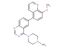6-(8-methoxyquinolin-5-yl)-4-(4-methylpiperazin-1-yl)quinazoline