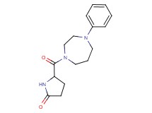 5-[(4-phenyl-1,4-diazepan-1-yl)carbonyl]-2-pyrrolidinone