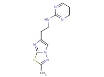 N-[2-(2-methylimidazo[2,1-b][1,3,4]thiadiazol-6-yl)ethyl]-2-pyrimidinamine trifluoroacetate